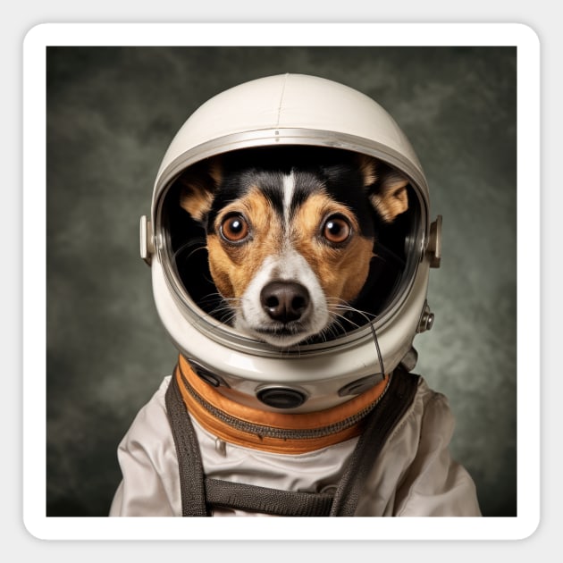 Astro Dog - Toy Fox Terrier Magnet by Merchgard